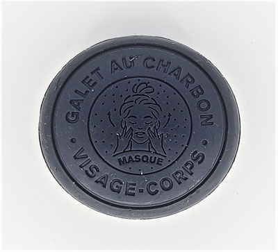 masque visage charbon et  lait d'ânesse