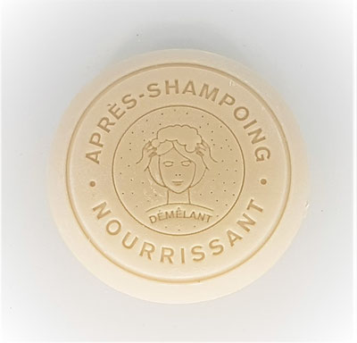apres shampoing solide lait  d'ânesse keratine cheveux colorés