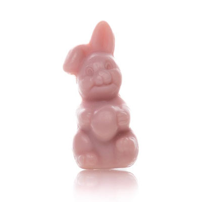 savon fantaisie lapin rose