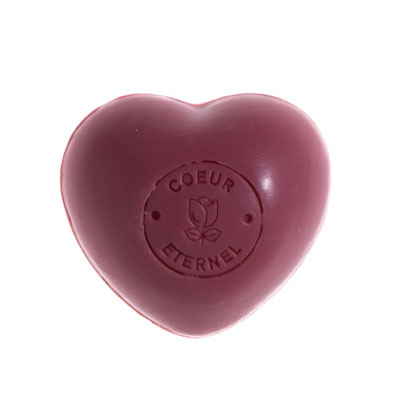 savon coeur eternel rouge