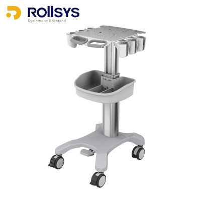 UC-011A（Rollsys）超音波診断装置用カート（高さ可変式）｜ポータブル