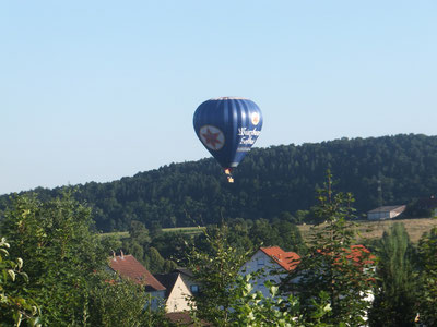 Heißluftballonfahrt über Bad Bocklet - ein einmaliges Erlebnis!