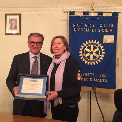 Cerimonia di consegna targa e riconoscimento alla Croce Rossa Capizzi - 13 dicembre 2015