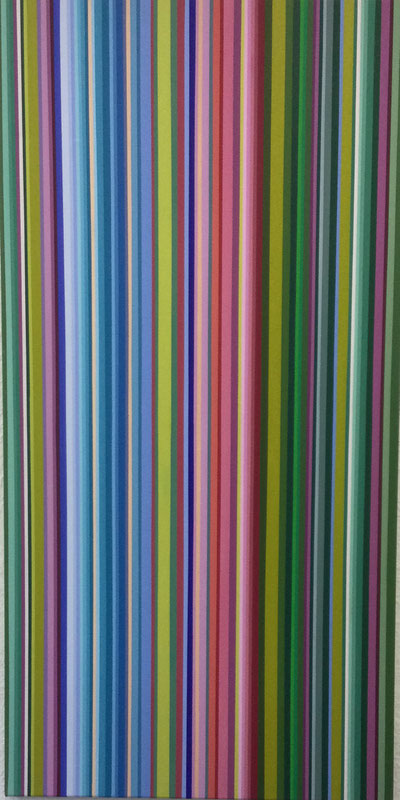Streifen Variationen VI | 2020 | 100 x 60 cm | Acryl auf Leinwand 