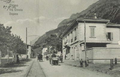 Proprietà Riservata Tipografia e Cartoieraia di Fiorendini & C.o Tirano 25. Juli 1914