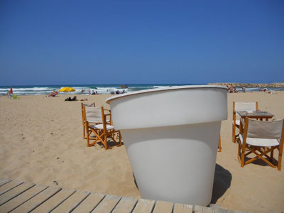 Strandbar in Oliva-Beach