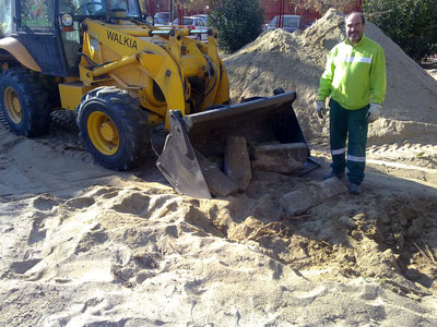 Preparando las pistas para la próxima edición del Voley Christmas