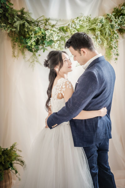 岐阜・各務原のフォトスタジオひでんちのフォトウェディング 写真だけの結婚式 関市や美濃加茂からでもお気軽にお問い合わせください
