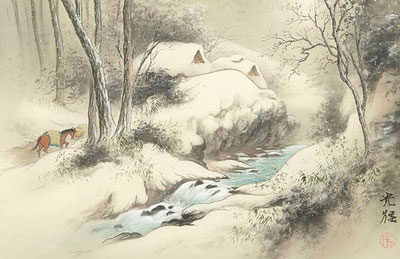 Japanese art landscape