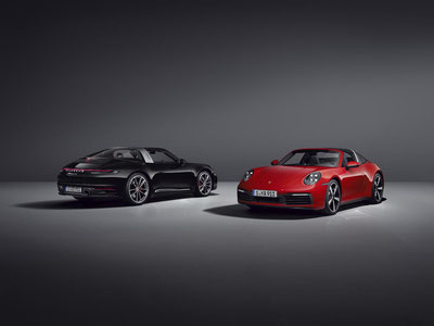 MAG Lifestyle Magazin Auto Motor Sport neu Porsche 911 Targa Sportwagen Allrad Antrieb Boxermotor extravagantes Design