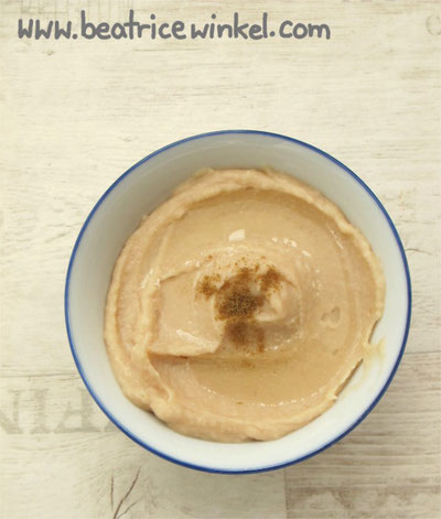 veganer weißer Hummus