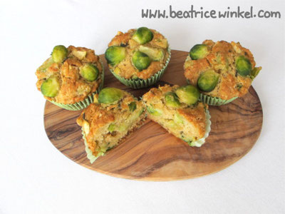 vegane Rosenkohl-Muffins