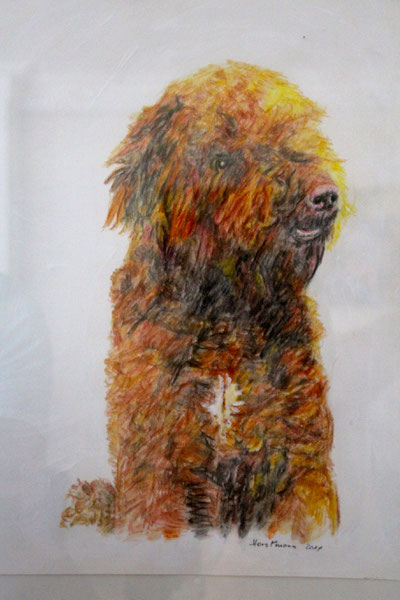 Camus in Aquarell von einem Kölner Maler verewigt