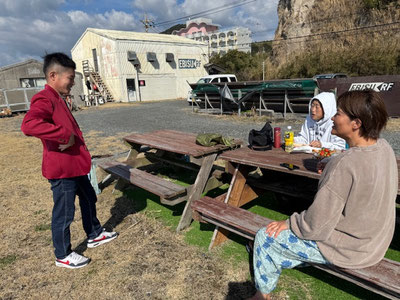 海上がりのまったりおしゃべりタイム？！