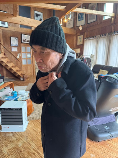 当日のお着替えの図。この格好も冊子で見たカッコいい黒人さんのファッションから決めたらしい!