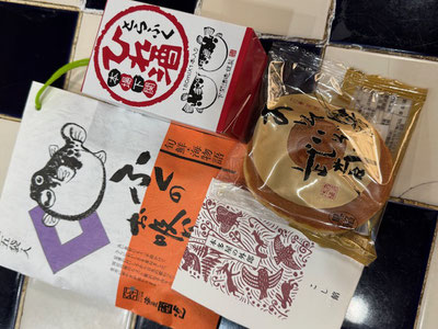 いろいろご当地のお土産ありがと～～