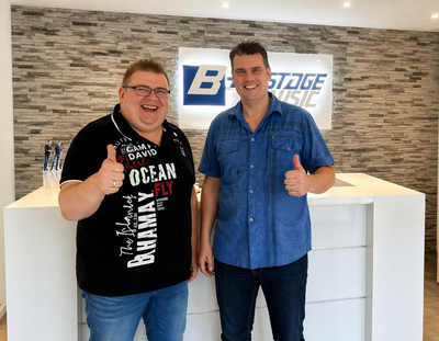 Mit Schlagerproduzent Charly Bereiter (B-exstage Music)