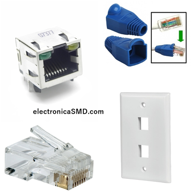 conectores accesorios de red ethernet guatemala