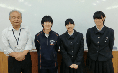 左から、 千葉秀一さん、遠藤京花さん、 菊地唯さん、菅原裕美さん