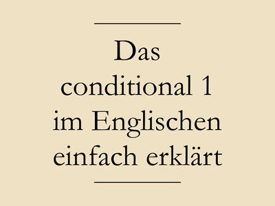 conditional 1