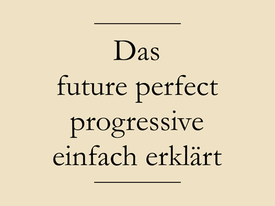 future perfect progressive