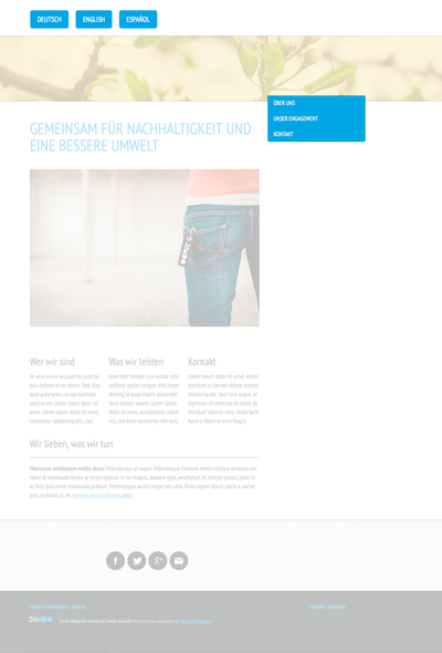 Bild: Jimdo was ist was, die Navigation