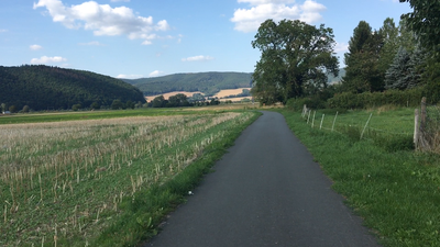 Ausfahrt Allendorf Richtung Wahlhausen