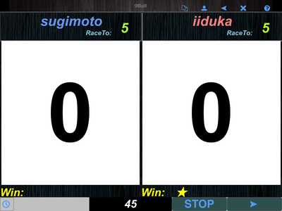 次のセットを開始(★に注目)