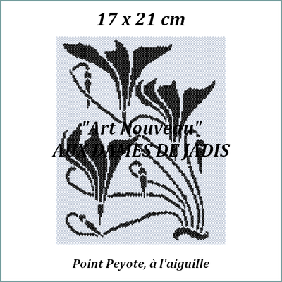 art nouveau-fleurs-picture-pattern-tapis-tapestry-miyuki-delica-seed beads-DIY-peyote-loom-even count-instant downlaod-auxdamesdejadis.com 