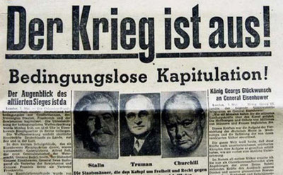 Tilfangetagne tyske soldater i Berlin maj 1945