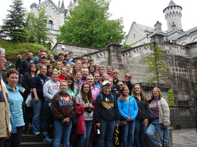 2013 Group in front of Castle Neuschwanstein
