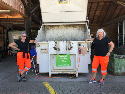 Eingespieltes Team: Jeannette Stasiowski und Helen Peter. Bild: bt