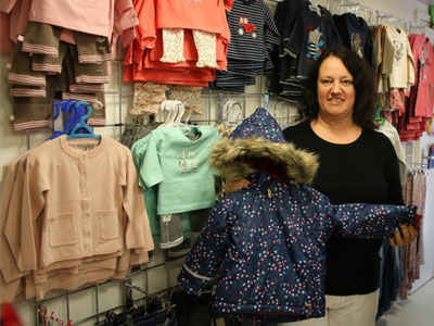 Carmen Aebi Frei präsentiert die Herbst-/Winterkollektion für Kids. Bild: isa