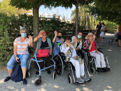 Glückliche Gesichter bei den Heimbewohnern. Bild: zvg