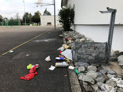 Ein Bild der Verwüstung: Schulanlage Berg in Gossau