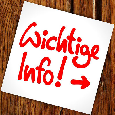 Wichtig zu Wissen