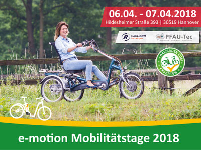 Dreirad und Elektro-Dreirad Mobilitätstage in Hannover