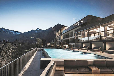 Das Hotel "SomVita Suites" in Dorf Tirol in Südtirol: Traumhafte Suiten mit Panoramablick und Wellness  