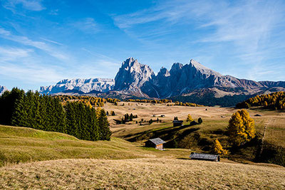 Il piacere dell'autunno sull'Alpe di Siusi in Alto Adige: tanto piacere culinario e natura meravigliosa