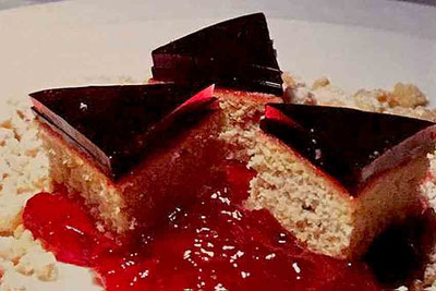 Geschmorte Spanferkelbrust-Pralinen Rezept Ricetta Gourmet Südtirol 