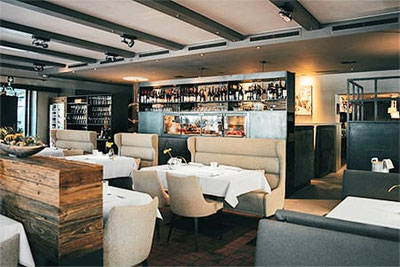 Vista del Ristorante Eggentaler & Steakhouse a Bolzano in Alto Adige