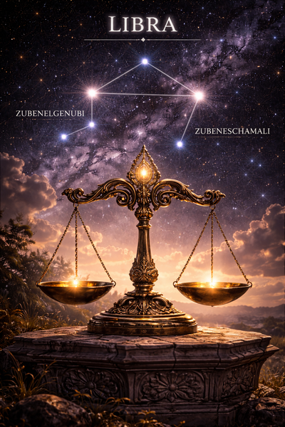 Une balance sous sa constellation 