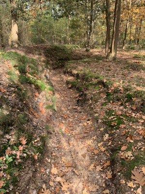 De loopgraven op de Kattenberg