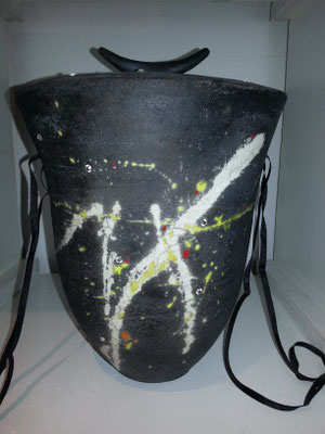 Urne "Star", Raku, verkauft