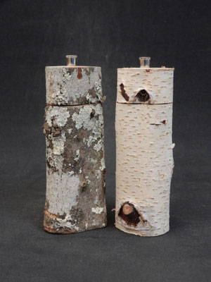 P&S/Stahl/+Beschichtung, Buche/Birke, ca. 6/7 x 18 cm, als Paar CHF 130.-