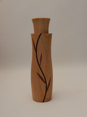 Pfeffer/Stahl,   Koto/Nussbaum/Schwarznuss,   ca. 6,5 x 24,5 cm,   CHF 150.-   
