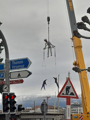 " Geneva Lux festival" Cie Néo janvier 2025 Répétition