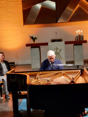 SteinwayNight als Candlelight-Konzert: Joachim Goerke, Bernd Skowron