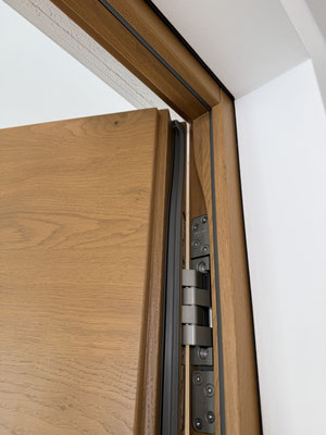 Holhaustüre mit verdecktliegenden Bändern