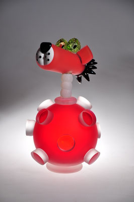 Fernando M. Agostinho, Flakon, Studioglas, Glaskunst, Kunsthandwerk